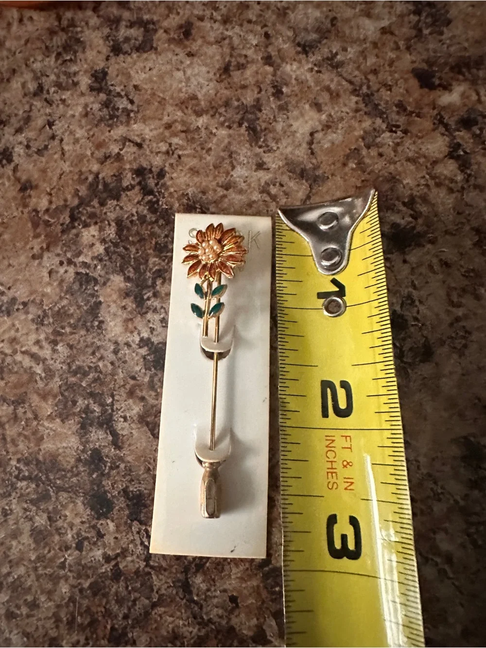 Vintage Flower Stick Pin - NWT